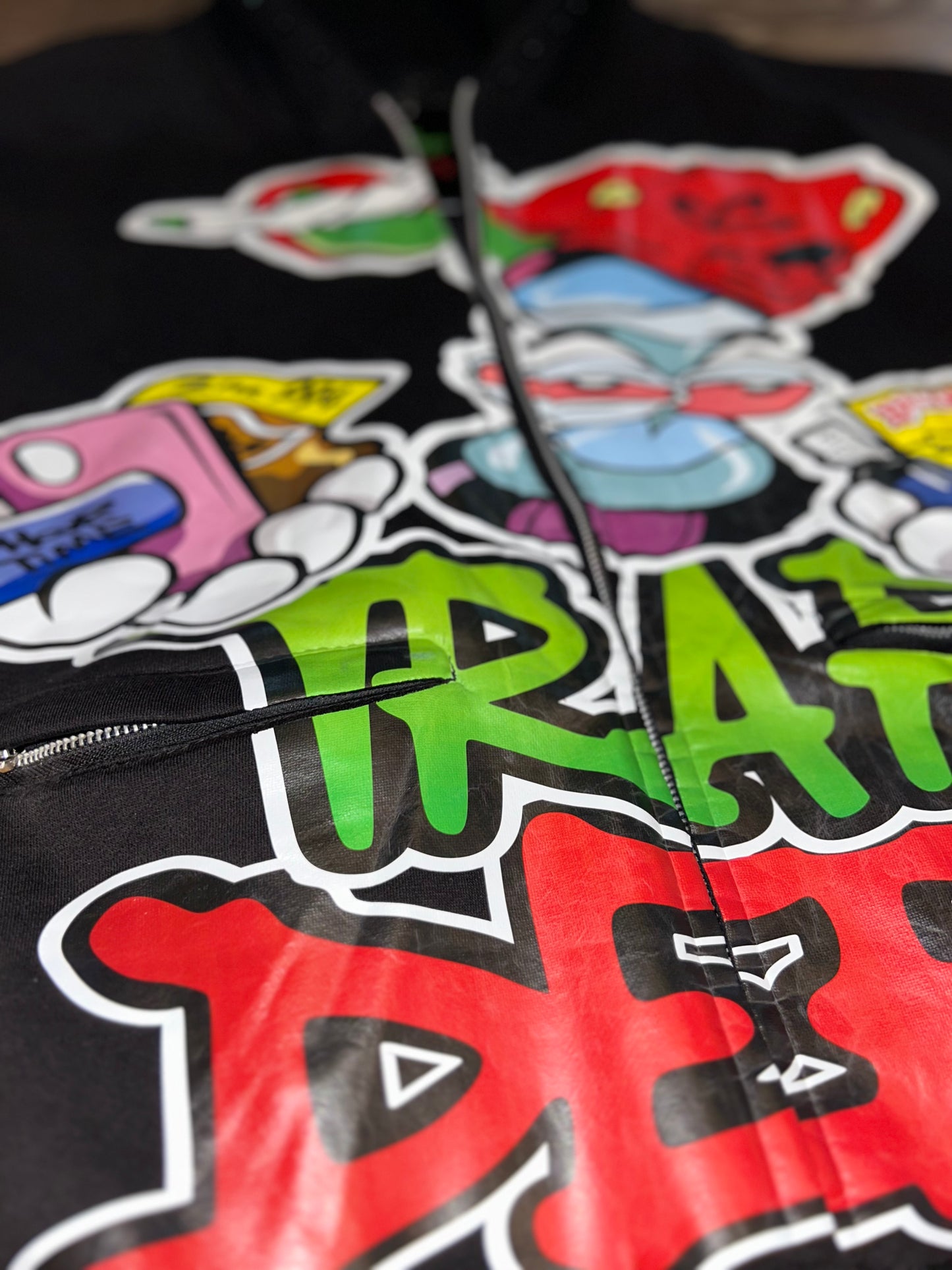 TrapBlack Pearled Hoodie