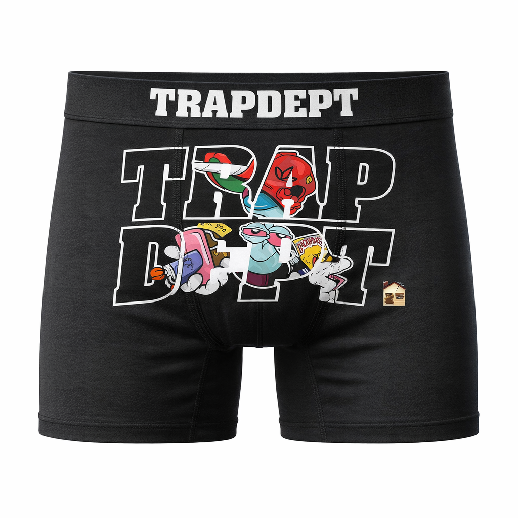 TrapDept Graphic Boxer Shorts