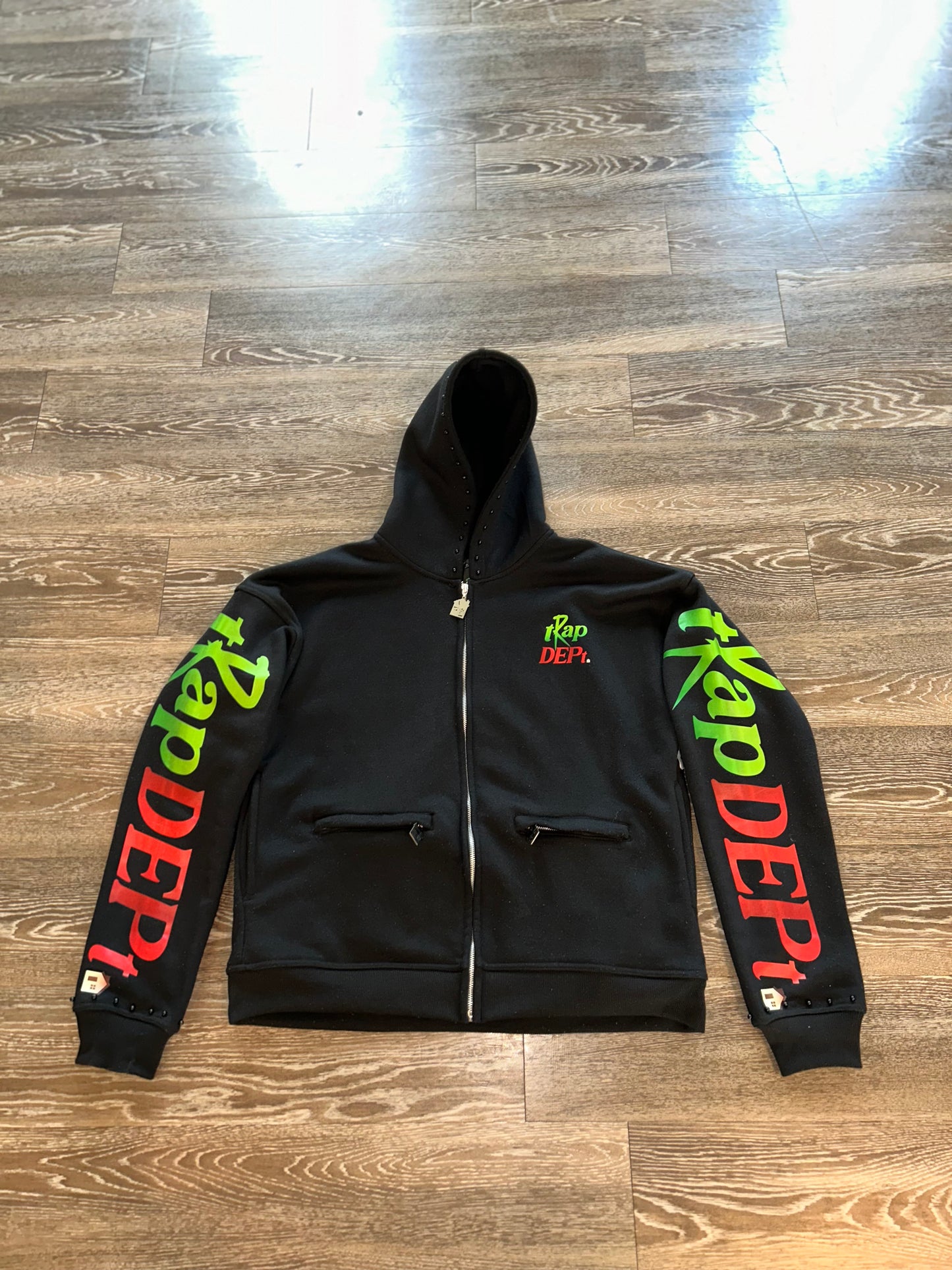 TrapBlack Pearled Hoodie