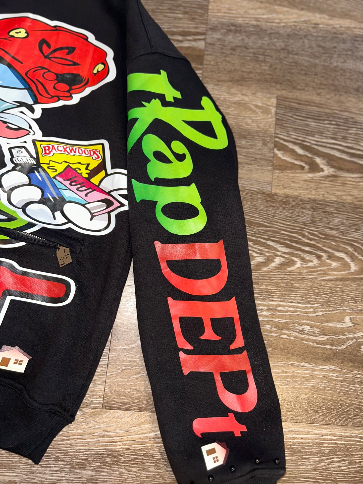 TrapBlack Pearled Hoodie