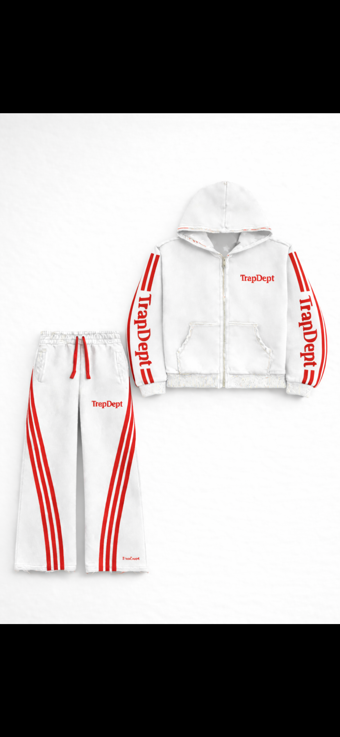 TrapDept “White Redline” Set