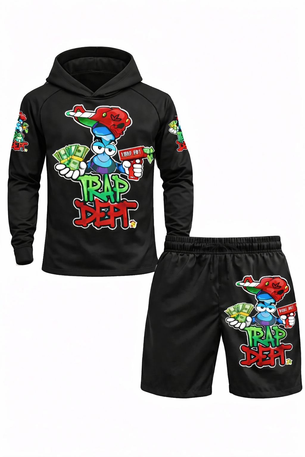 TrapDept RashGaurd Set